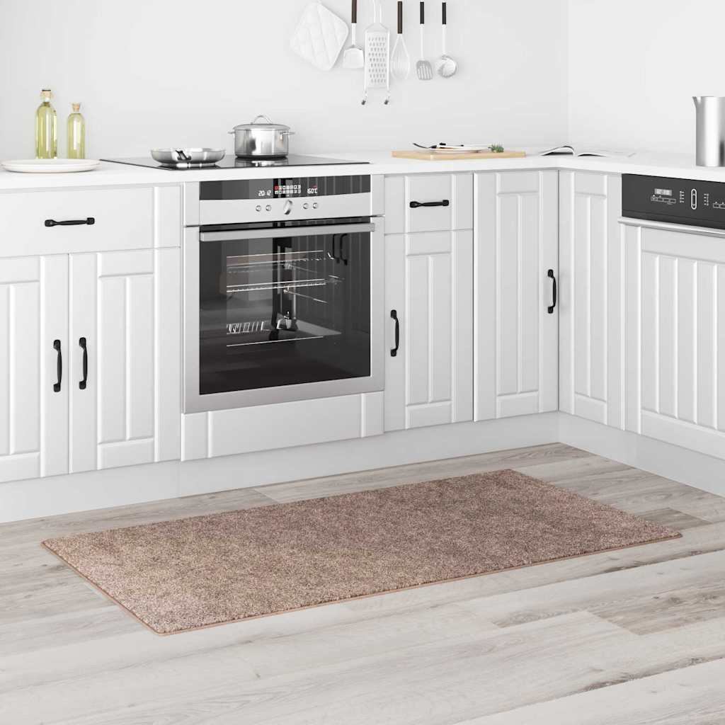 Antislip Shaggy Tapijt Bruin 80 x 150 cm PP is nu te koop bij PeponiXL, paradijselijk wonen!