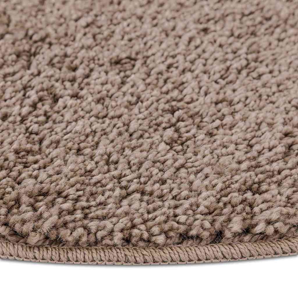 Antislip Shaggy Tapijt Bruin 160 x 160 cm PP is nu te koop bij PeponiXL, paradijselijk wonen!