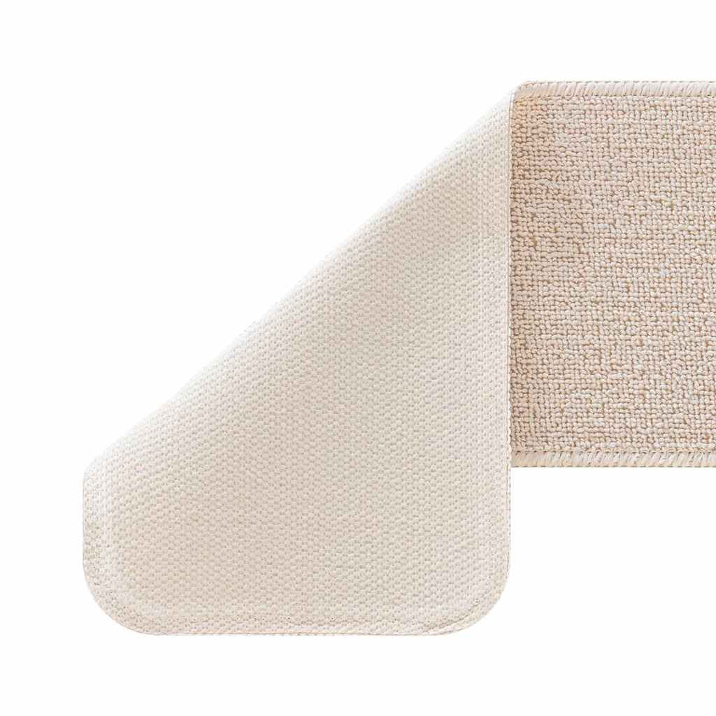 Antislip Trapmatten Rechthoekig 15 pcs Crème 75 x 20 cm PP is nu te koop bij PeponiXL, paradijselijk wonen!
