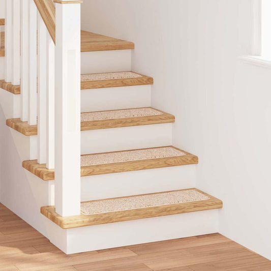 Antislip Trapmatten Rechthoekig 15 pcs Crème 75 x 20 cm PP is nu te koop bij PeponiXL, paradijselijk wonen!