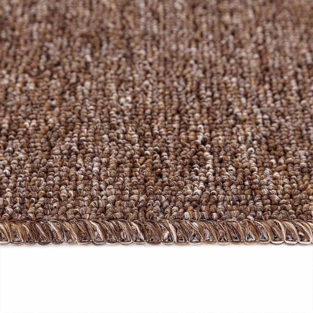 Antislip Trapmatten Latex achterkant 15 pcs Bruin 60 x 25 cm PP is nu te koop bij PeponiXL, paradijselijk wonen!