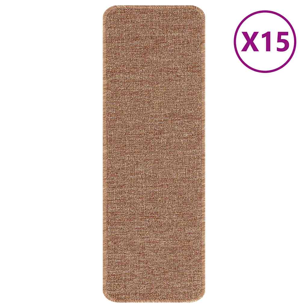 Antislip Trapmatten Latex achterkant 15 pcs Geel 60 x 25 cm PP is nu te koop bij PeponiXL, paradijselijk wonen!
