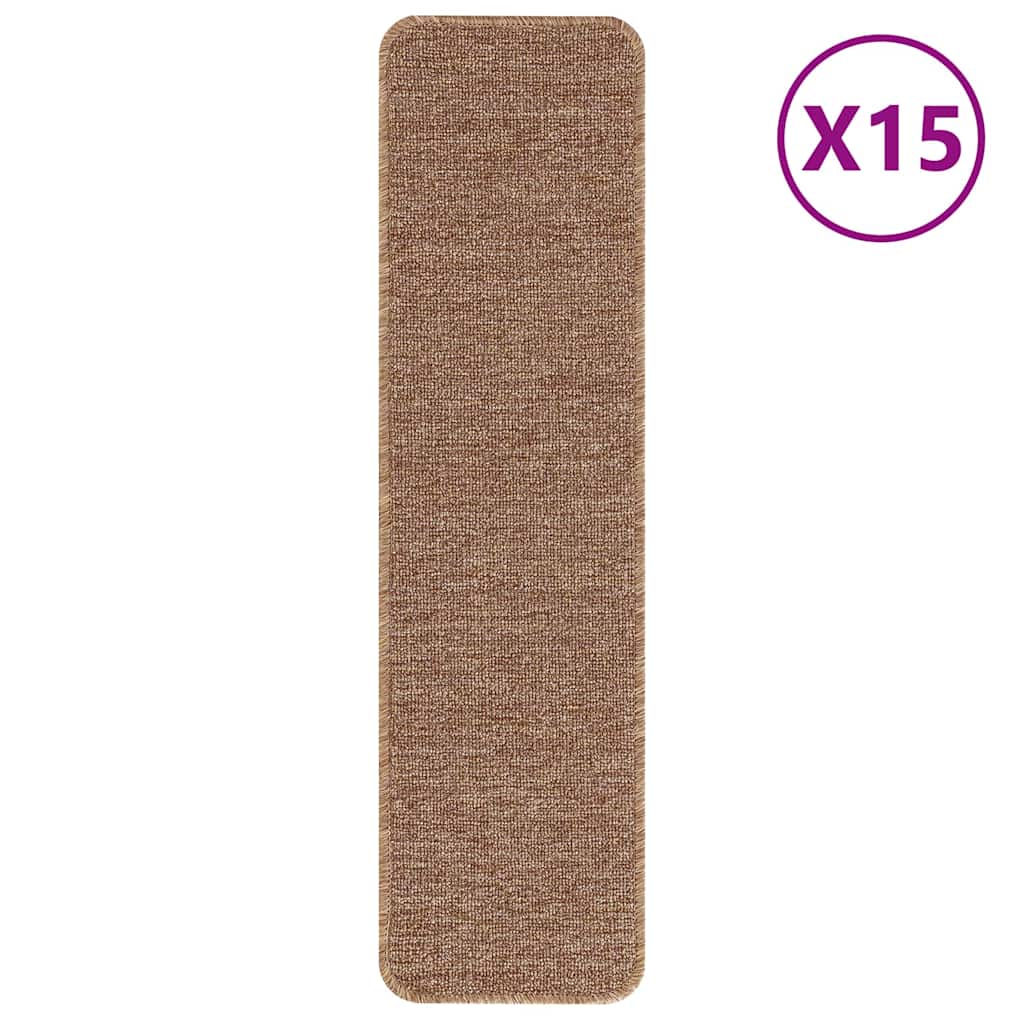 Antislip Trapmatten Latex achterkant 15 pcs Geel 75 x 20 cm PP is nu te koop bij PeponiXL, paradijselijk wonen!