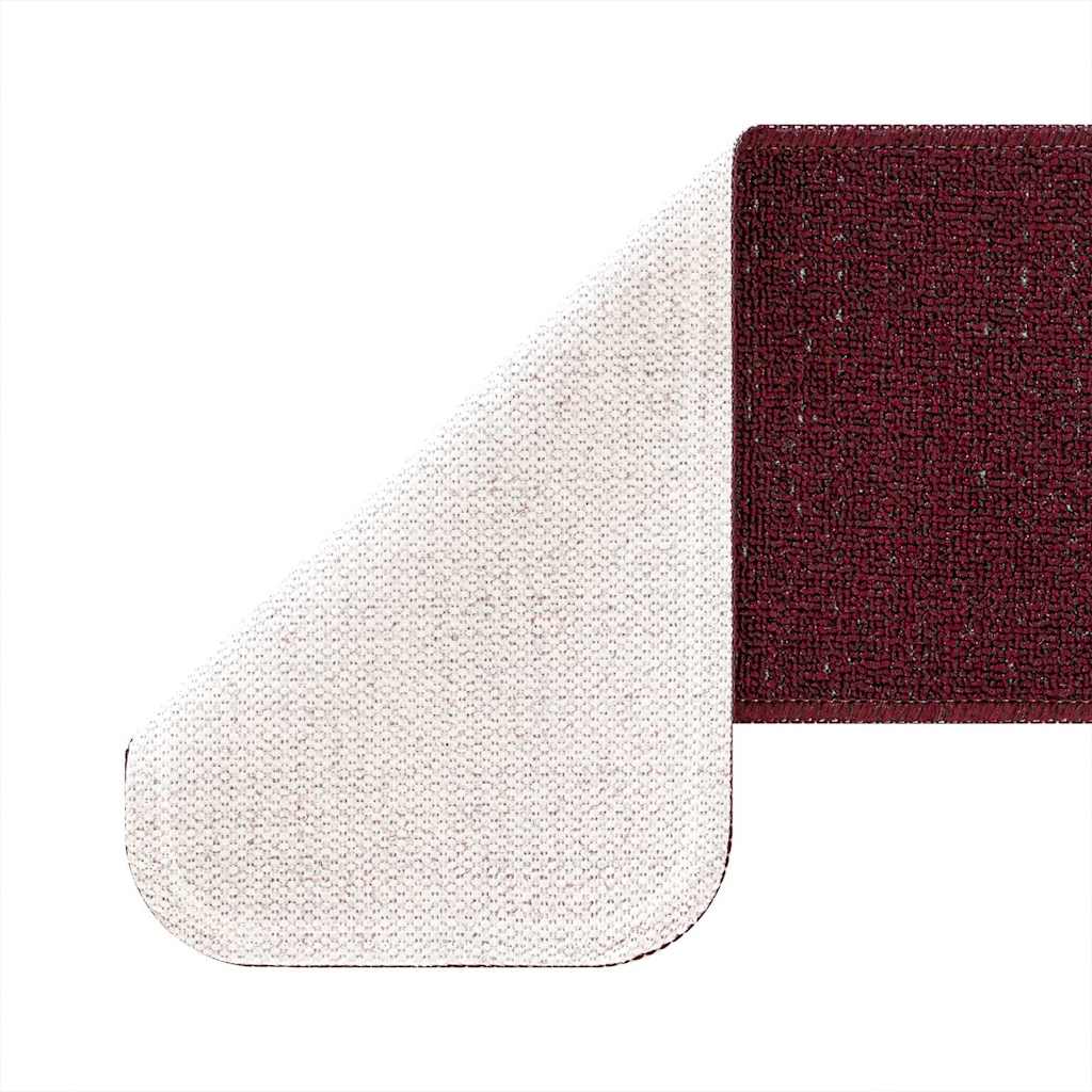 Antislip Trapmatten 15 pcs Bordeauxrood 60 x 25 cm PP is nu te koop bij PeponiXL, paradijselijk wonen!