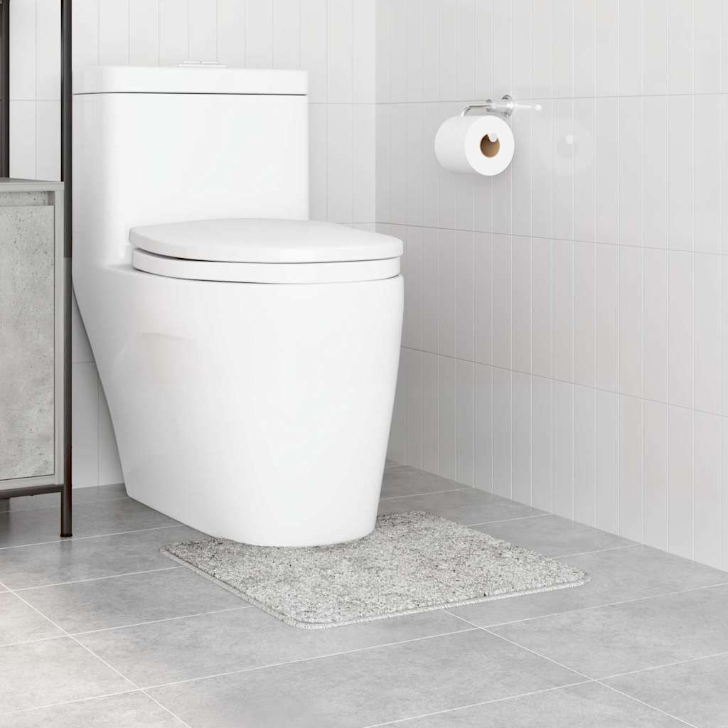 Antislip Badmat met Toilet Cut Grijs 50 x 50 cm PP is nu te koop bij PeponiXL, paradijselijk wonen!