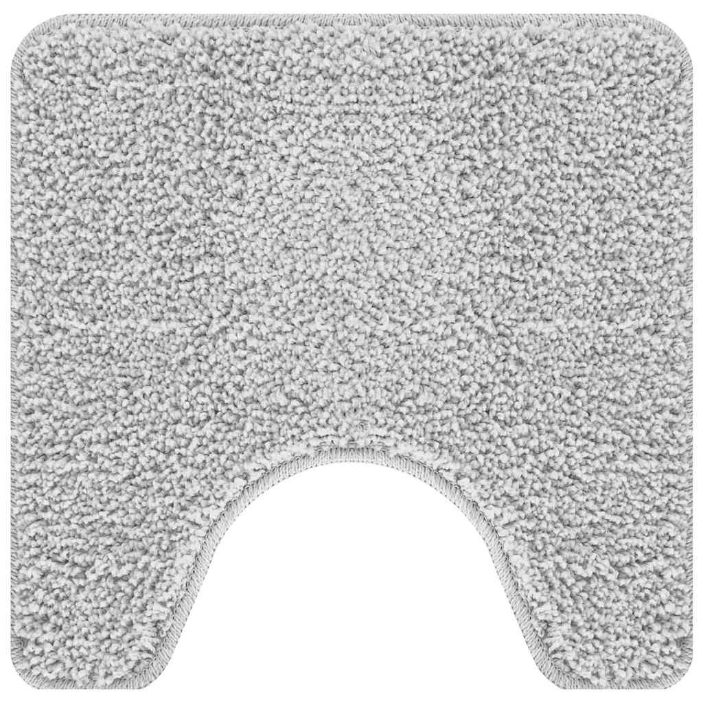 Antislip Badmat met Toilet Cut Grijs 50 x 50 cm PP is nu te koop bij PeponiXL, paradijselijk wonen!