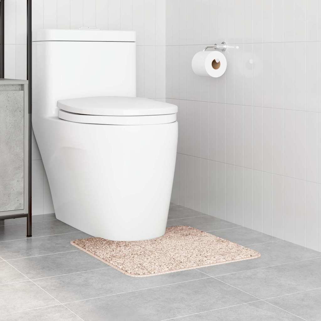 Antislip Badmat met Toilet Cut Crème 50 x 50 cm PP is nu te koop bij PeponiXL, paradijselijk wonen!