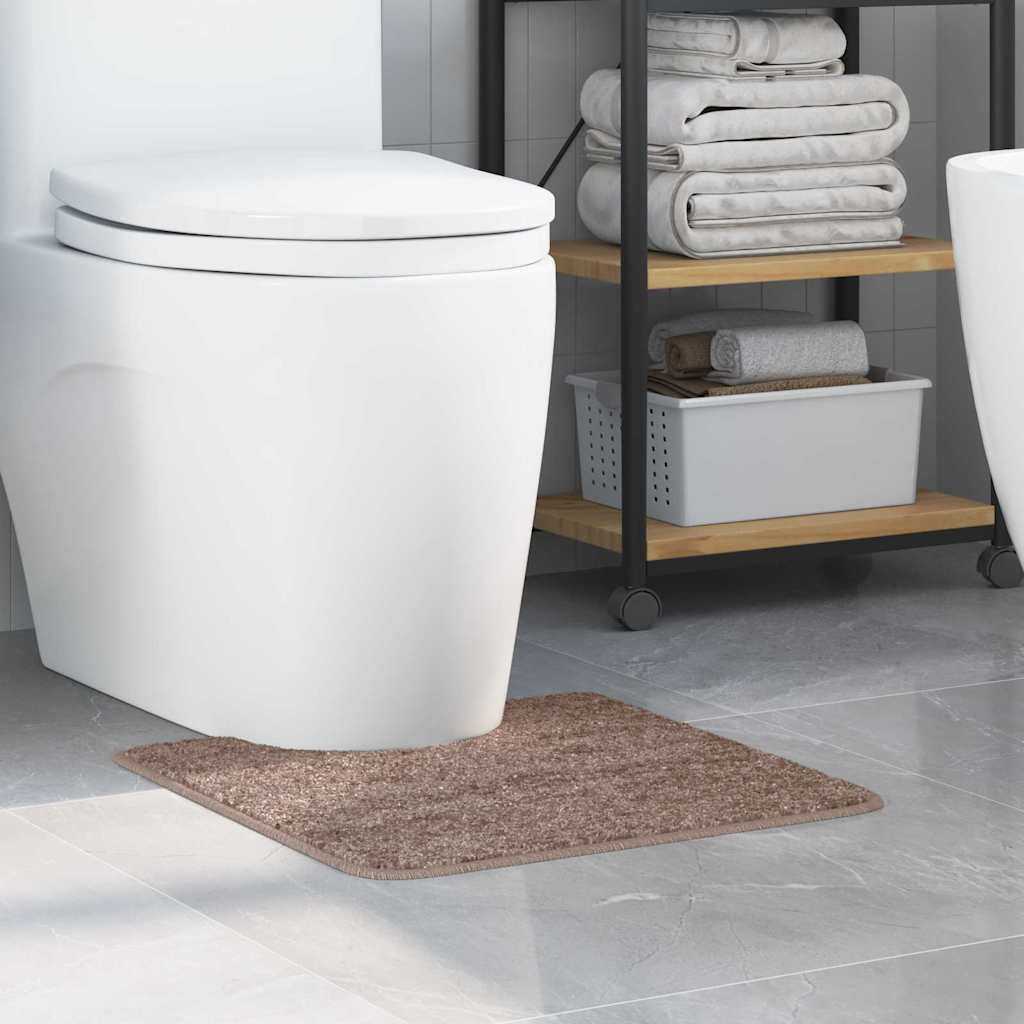 Antislip Badmat met Toilet Cut Bruin 50 x 50 cm PP is nu te koop bij PeponiXL, paradijselijk wonen!