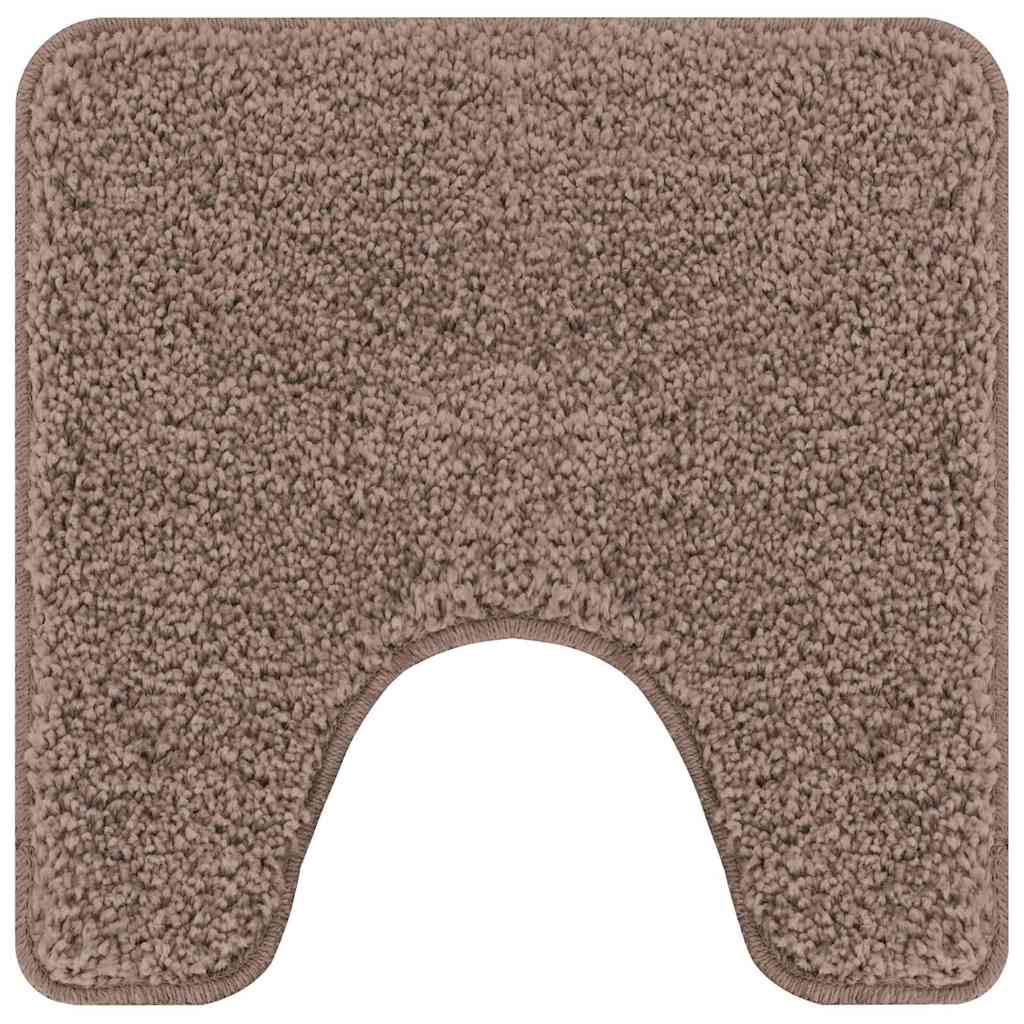 Antislip Badmat met Toilet Cut Bruin 50 x 50 cm PP is nu te koop bij PeponiXL, paradijselijk wonen!