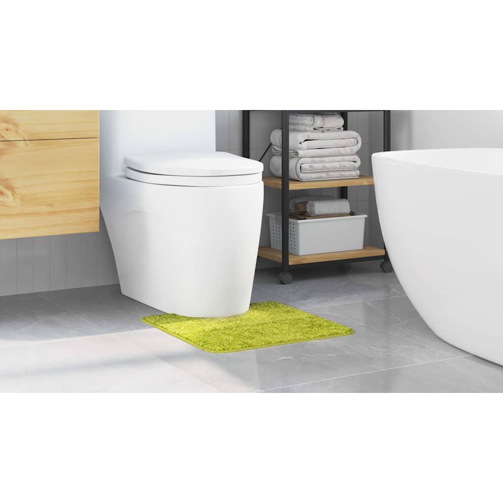 Antislip Badmat met Toilet Cut Groen 50 x 50 cm PP is nu te koop bij PeponiXL, paradijselijk wonen!