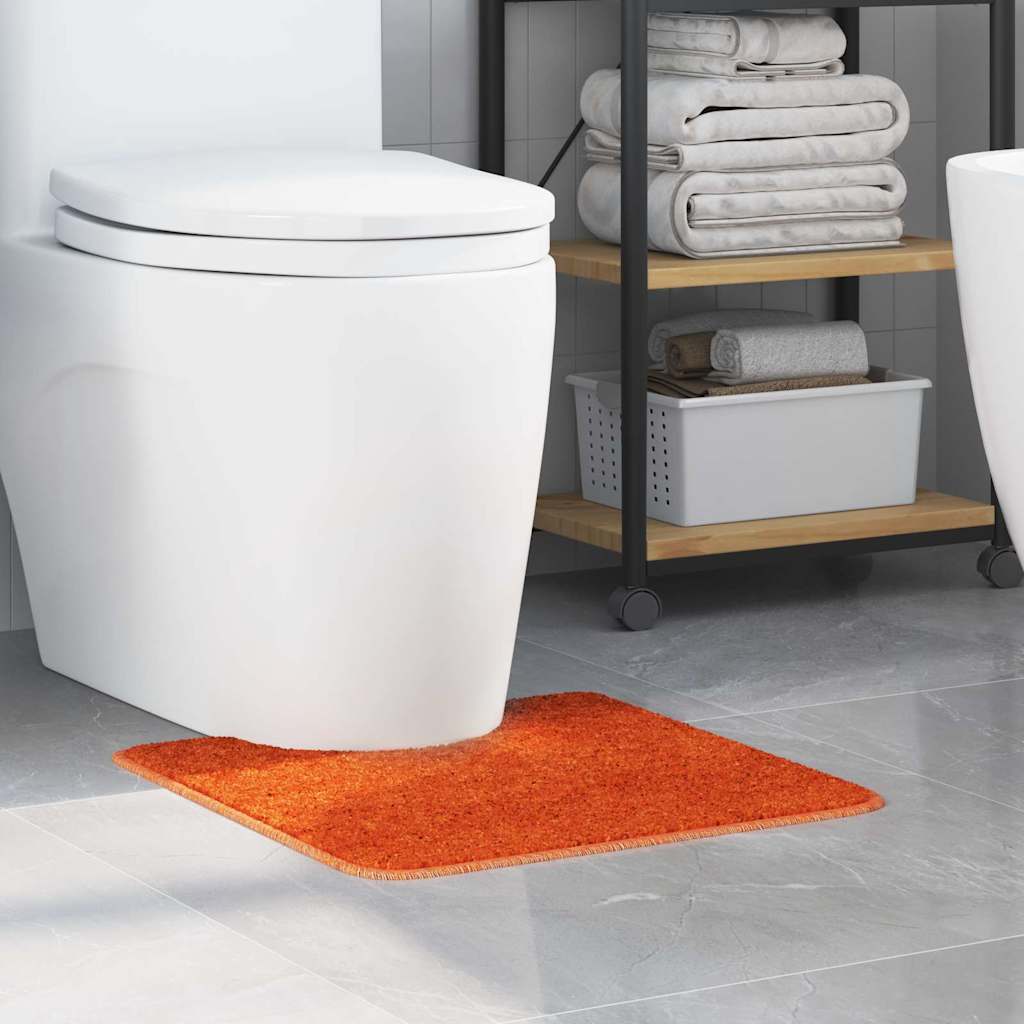Antislip Badmat met Toilet Cut Oranje 50 x 50 cm PP is nu te koop bij PeponiXL, paradijselijk wonen!