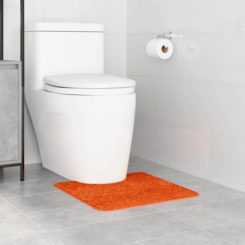 Antislip Badmat met Toilet Cut Oranje 50 x 50 cm PP is nu te koop bij PeponiXL, paradijselijk wonen!