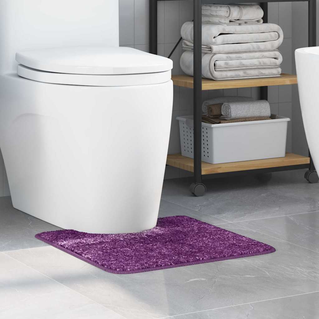 Antislip Badmat met Toilet Cut Paars 50 x 50 cm PP is nu te koop bij PeponiXL, paradijselijk wonen!