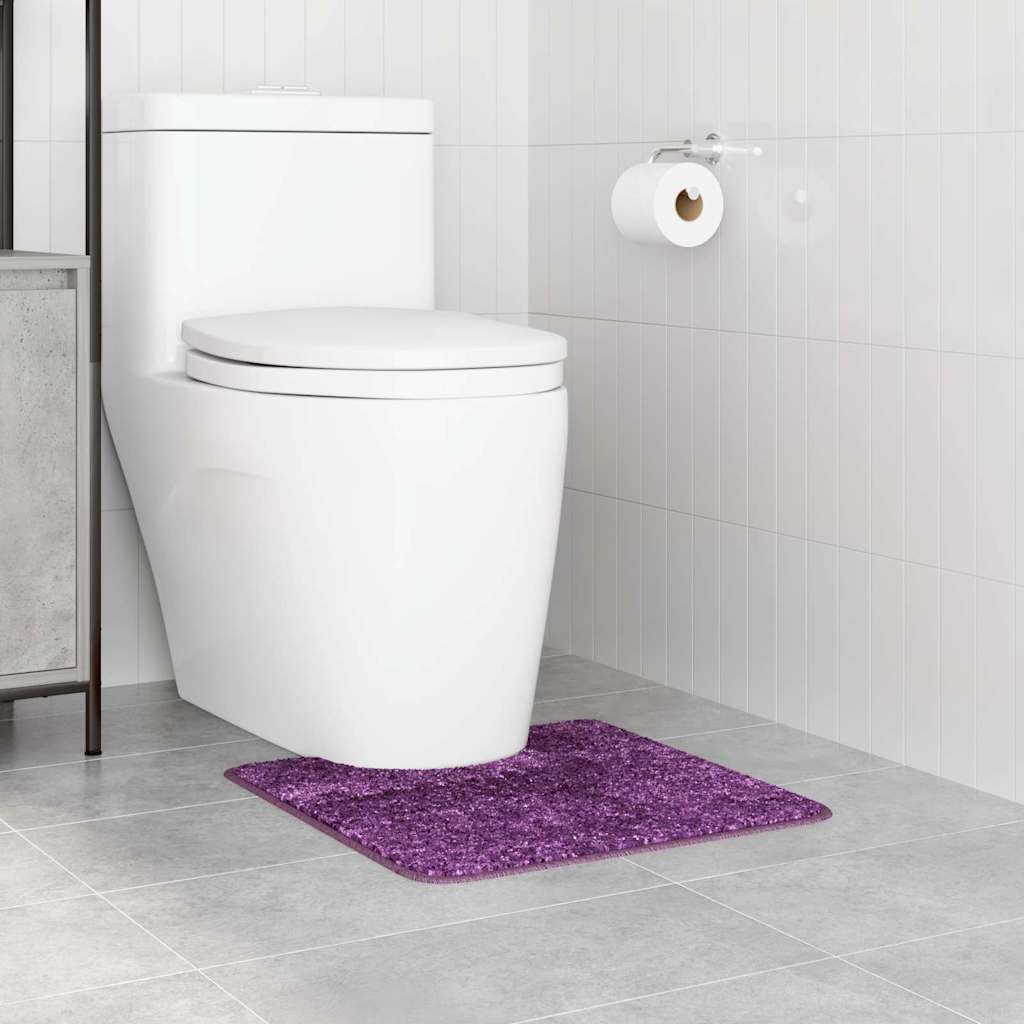 Antislip Badmat met Toilet Cut Paars 50 x 50 cm PP is nu te koop bij PeponiXL, paradijselijk wonen!