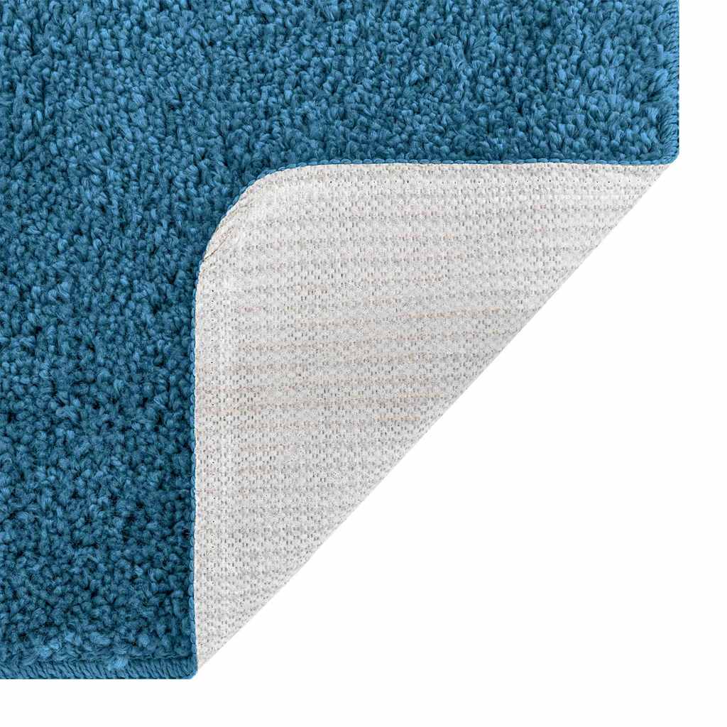Antislip Badmat met Toilet Cut Blauw 50 x 50 cm PP is nu te koop bij PeponiXL, paradijselijk wonen!
