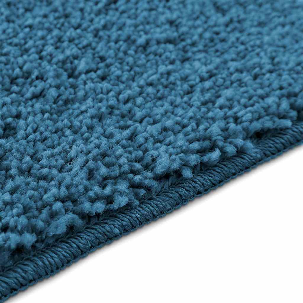 Antislip Badmat met Toilet Cut Blauw 50 x 50 cm PP is nu te koop bij PeponiXL, paradijselijk wonen!