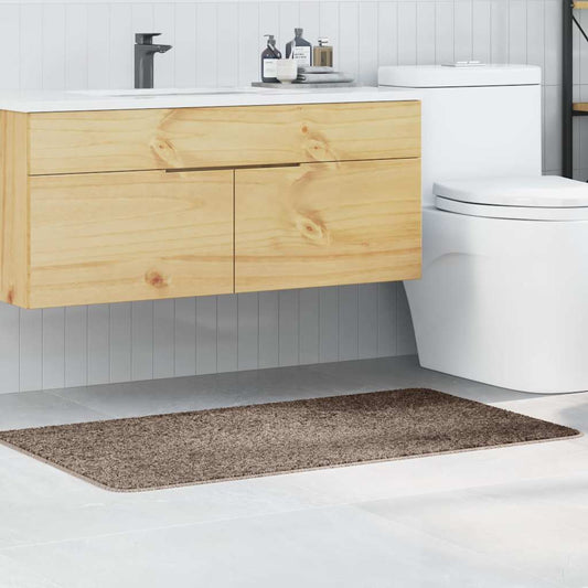 Antislip Badmat Bruin 70 x 120 cm PP is nu te koop bij PeponiXL, paradijselijk wonen!