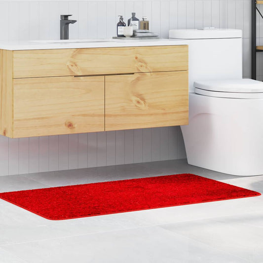 Antislip Badmat Rood 70 x 120 cm PP is nu te koop bij PeponiXL, paradijselijk wonen!