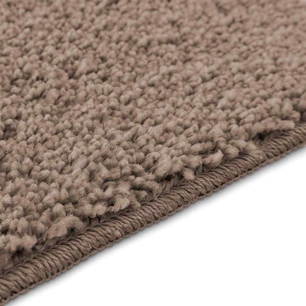 Antislip Badmat Set 2 pcs Bruin PP is nu te koop bij PeponiXL, paradijselijk wonen!