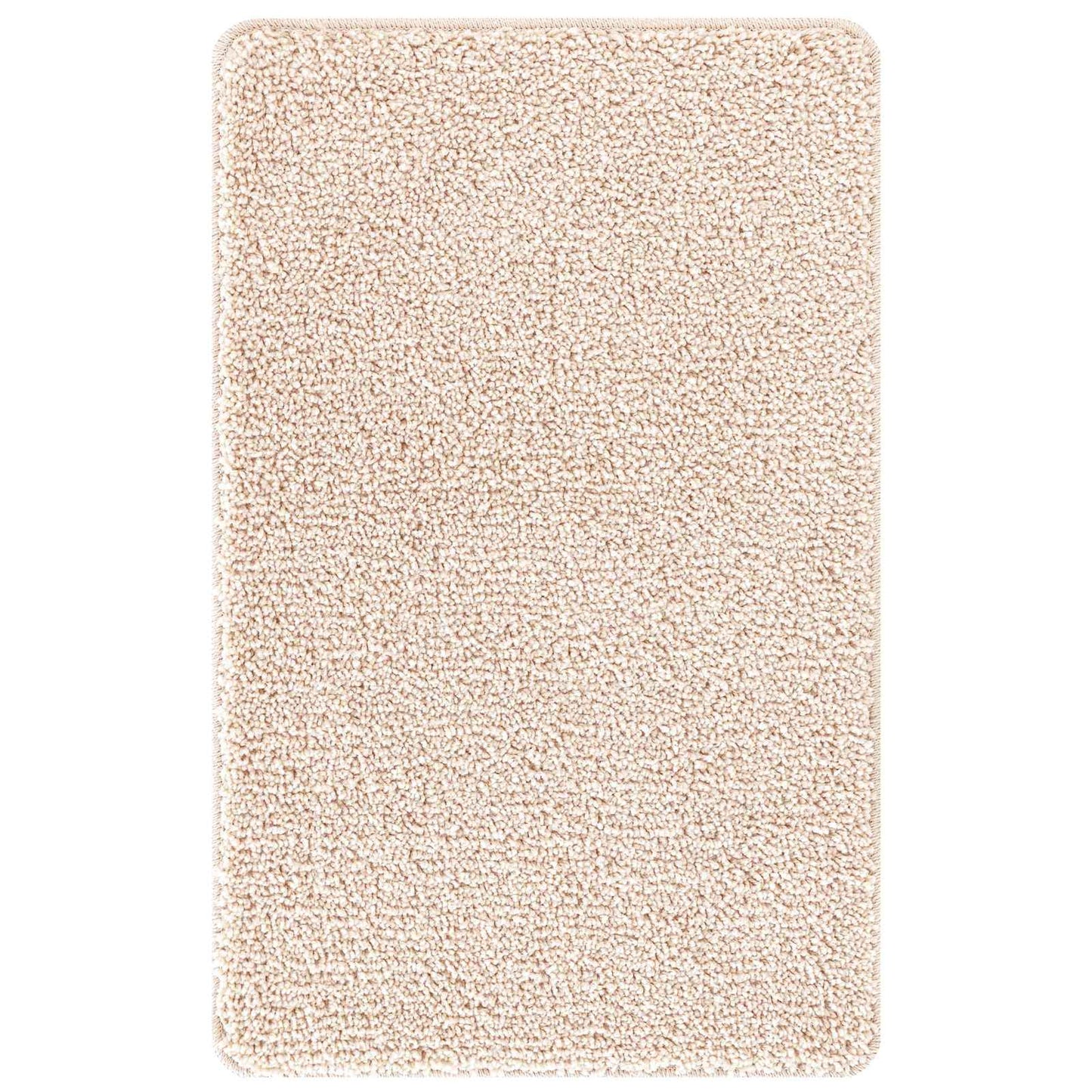 Antislip Badmat Set 3 pcs Crème PP