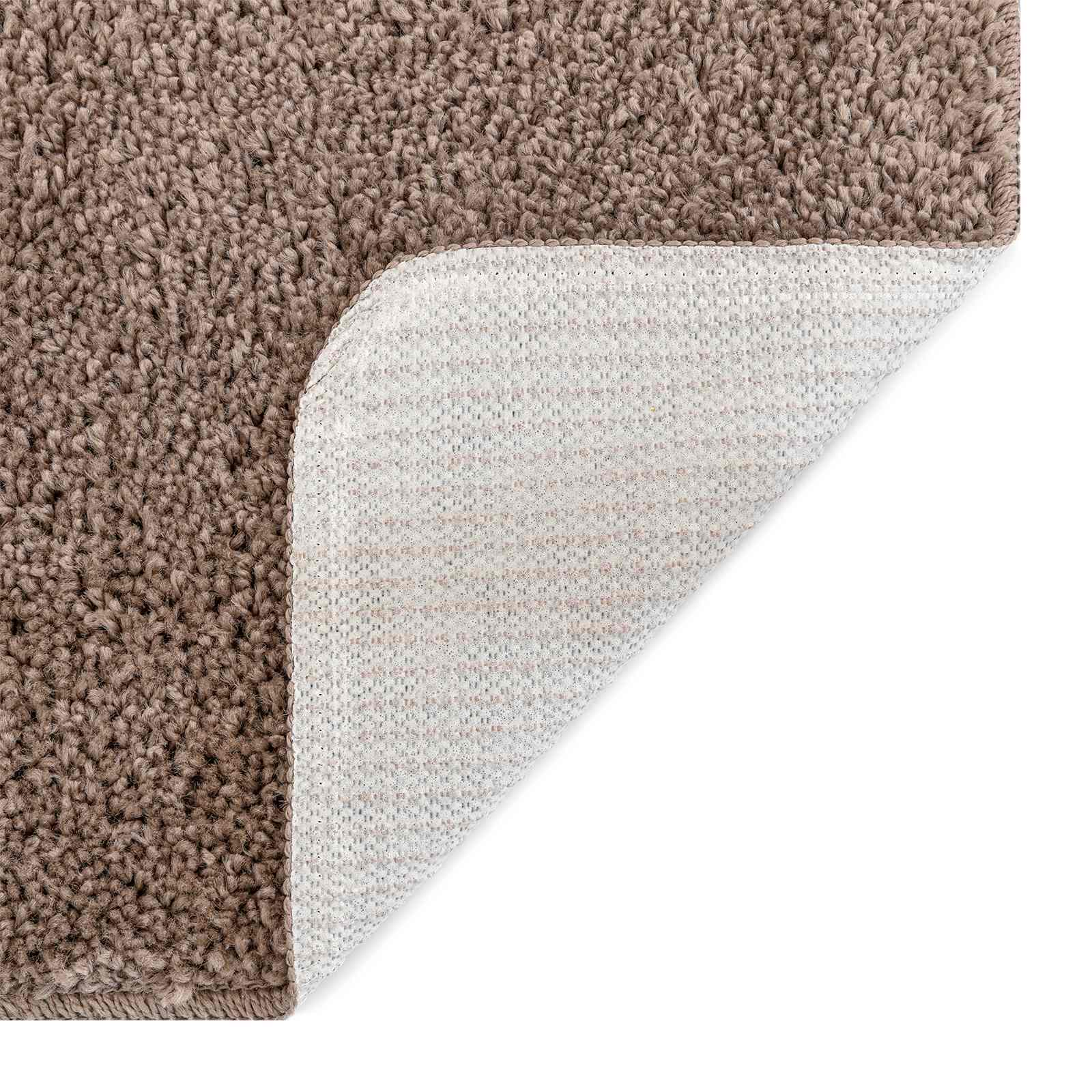 Antislip Badmat Set 3 pcs Bruin PP is nu te koop bij PeponiXL, paradijselijk wonen!