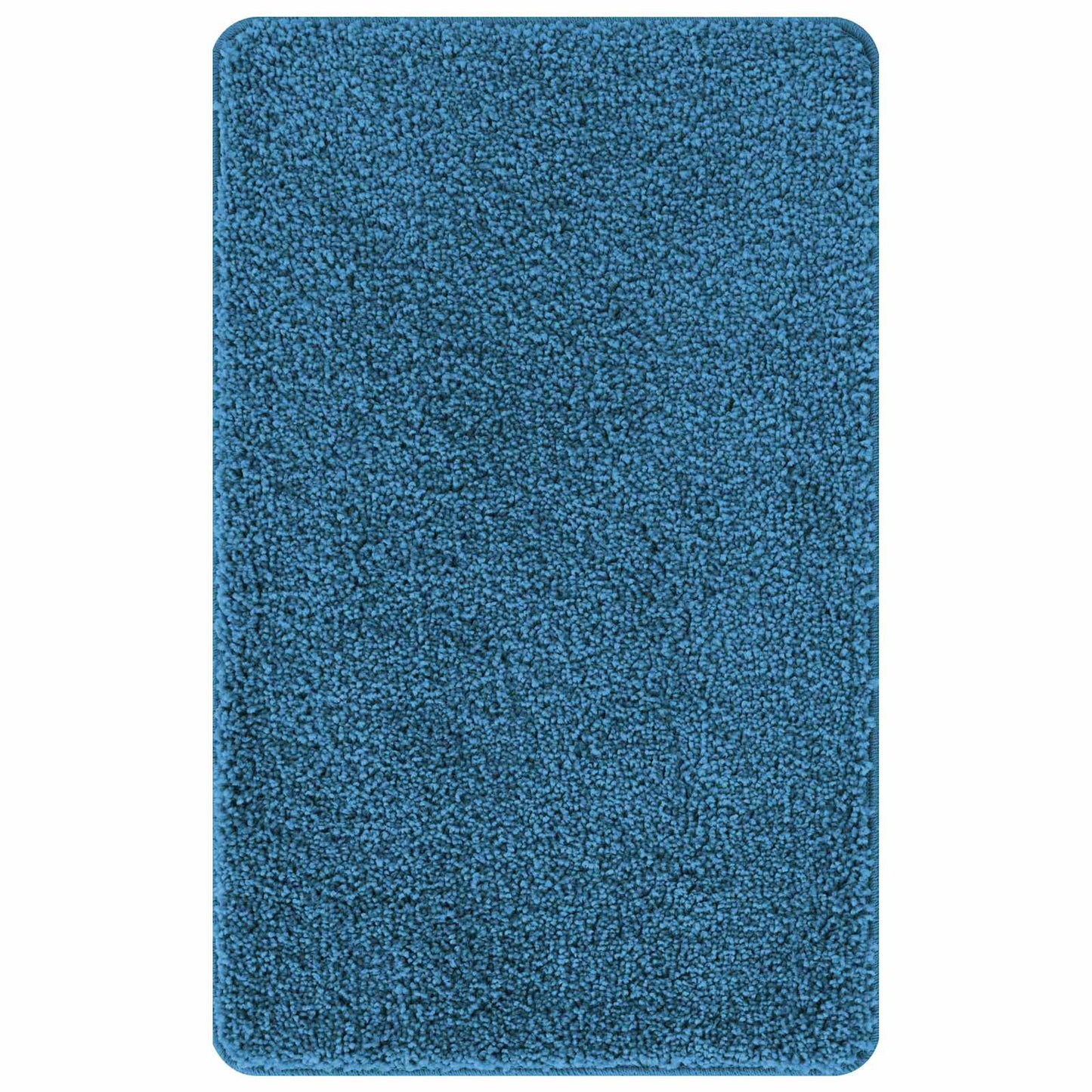 Antislip Badmat Set 3 pcs Blauw PP