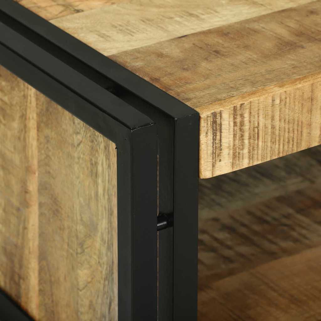 Salontafel Bruin 90 x 50 x 38 cm Massief Mango Hout is nu te koop bij PeponiXL, paradijselijk wonen!