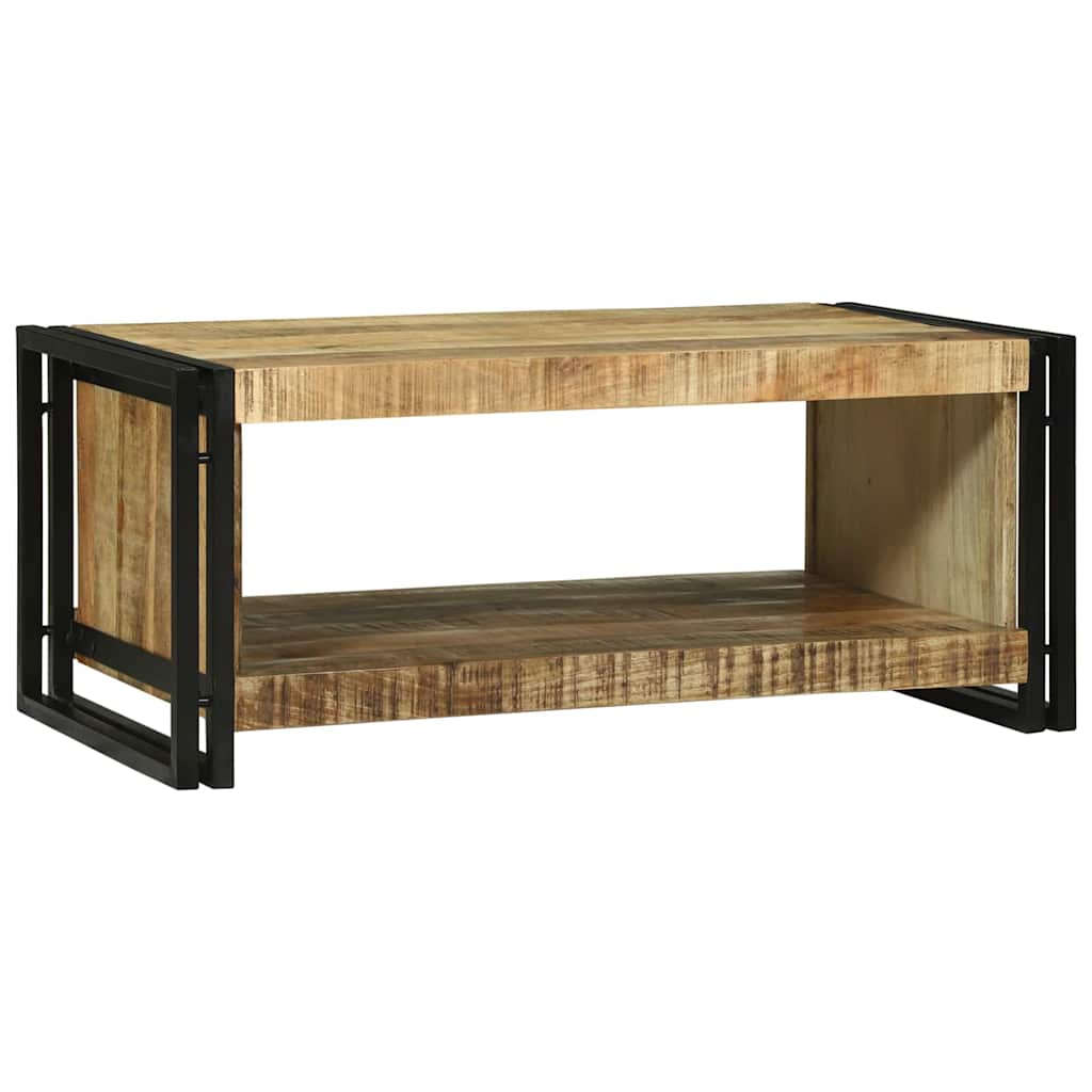 Salontafel Bruin 90 x 50 x 38 cm Massief Mango Hout is nu te koop bij PeponiXL, paradijselijk wonen!