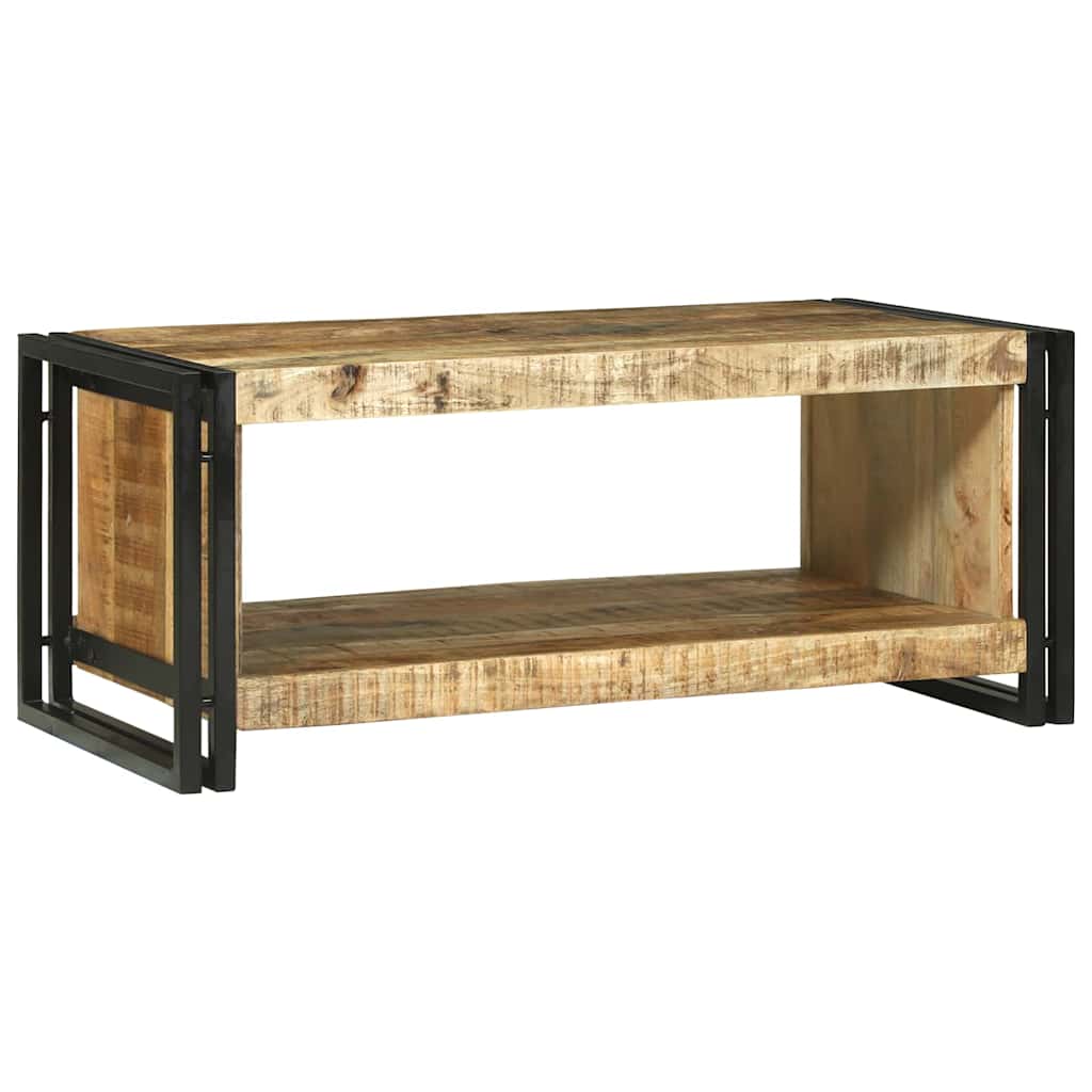 Salontafel Bruin 90 x 50 x 38 cm Massief Mango Hout is nu te koop bij PeponiXL, paradijselijk wonen!
