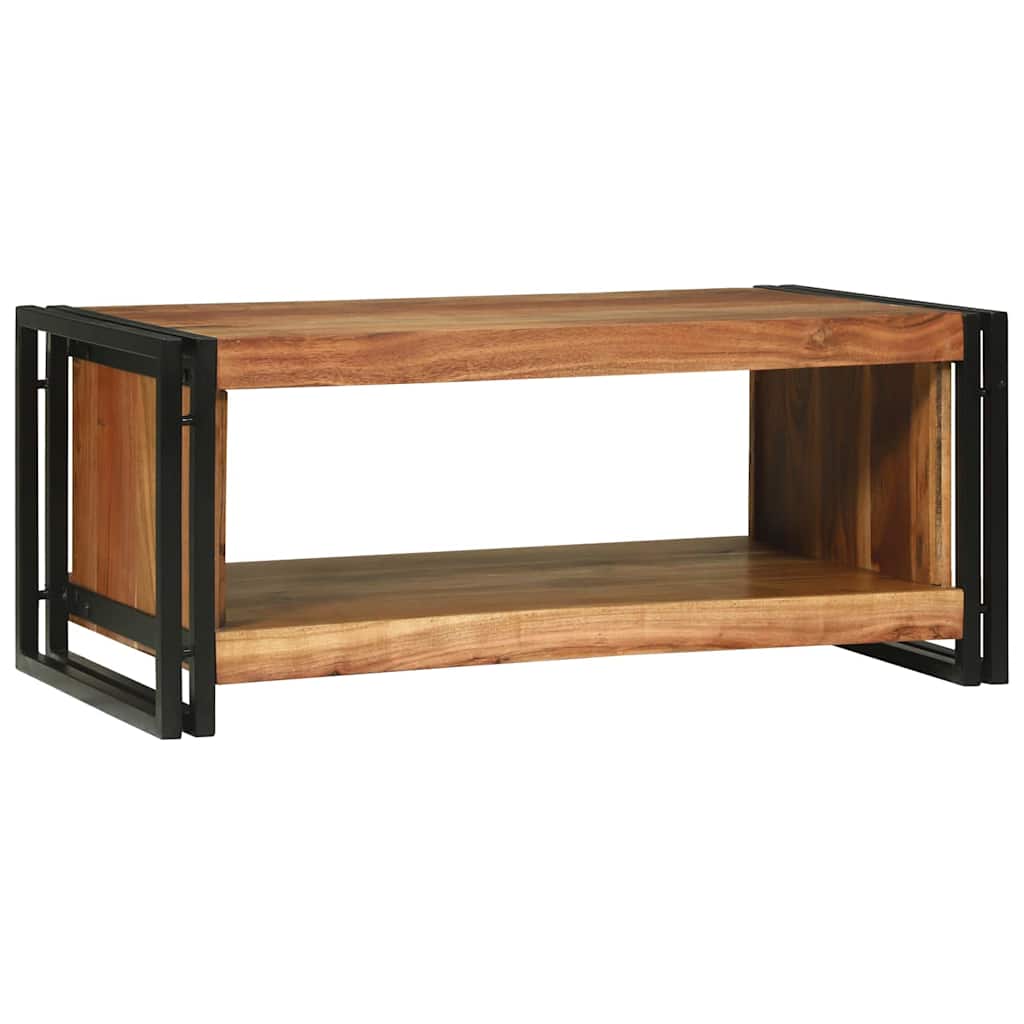 Salontafel Bruin 90 x 50 x 38 cm Massief Acaciahout is nu te koop bij PeponiXL, paradijselijk wonen!