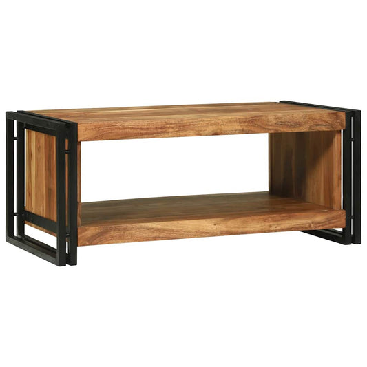 Salontafel Bruin 90 x 50 x 38 cm Massief Acaciahout is nu te koop bij PeponiXL, paradijselijk wonen!