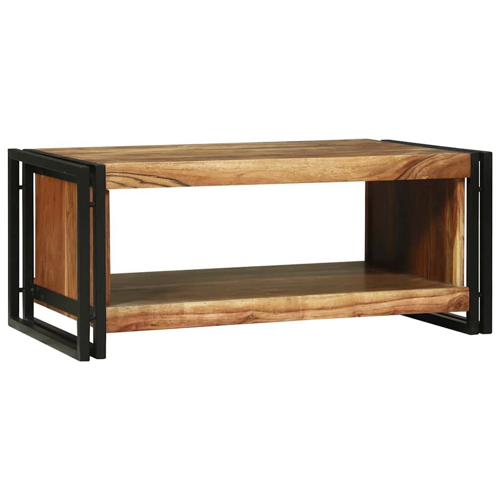 Salontafel Bruin 90 x 50 x 38 cm Massief Acaciahout is nu te koop bij PeponiXL, paradijselijk wonen!