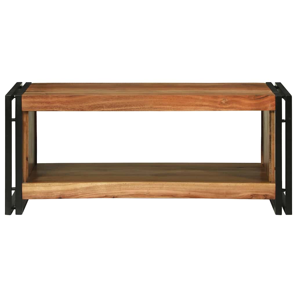 Salontafel Bruin 90 x 50 x 38 cm Massief Acaciahout is nu te koop bij PeponiXL, paradijselijk wonen!