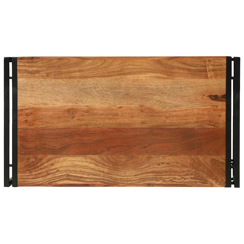 Salontafel Bruin 90 x 50 x 38 cm Massief Acaciahout is nu te koop bij PeponiXL, paradijselijk wonen!