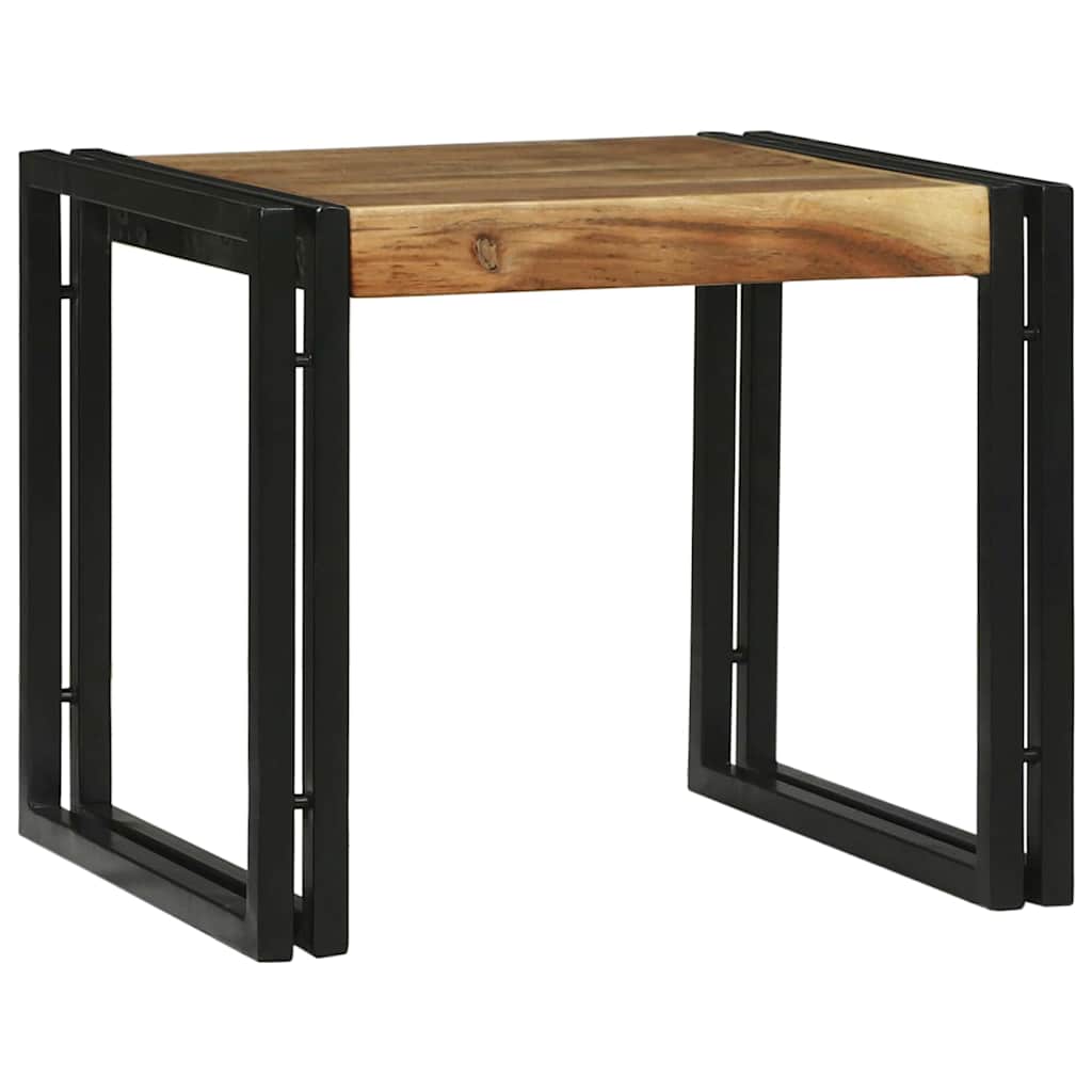 Salontafel 2 pcs Bruin 48 x 40 x 40 cm Massief Acaciahout is nu te koop bij PeponiXL, paradijselijk wonen!