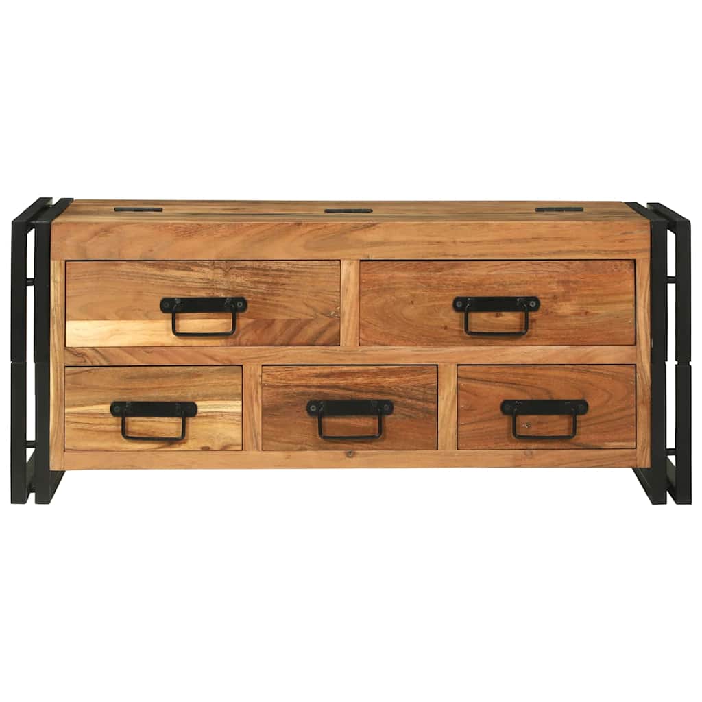 Salontafel met lade Bruin 90 x 50 x 38 cm Massief Acaciahout is nu te koop bij PeponiXL, paradijselijk wonen!