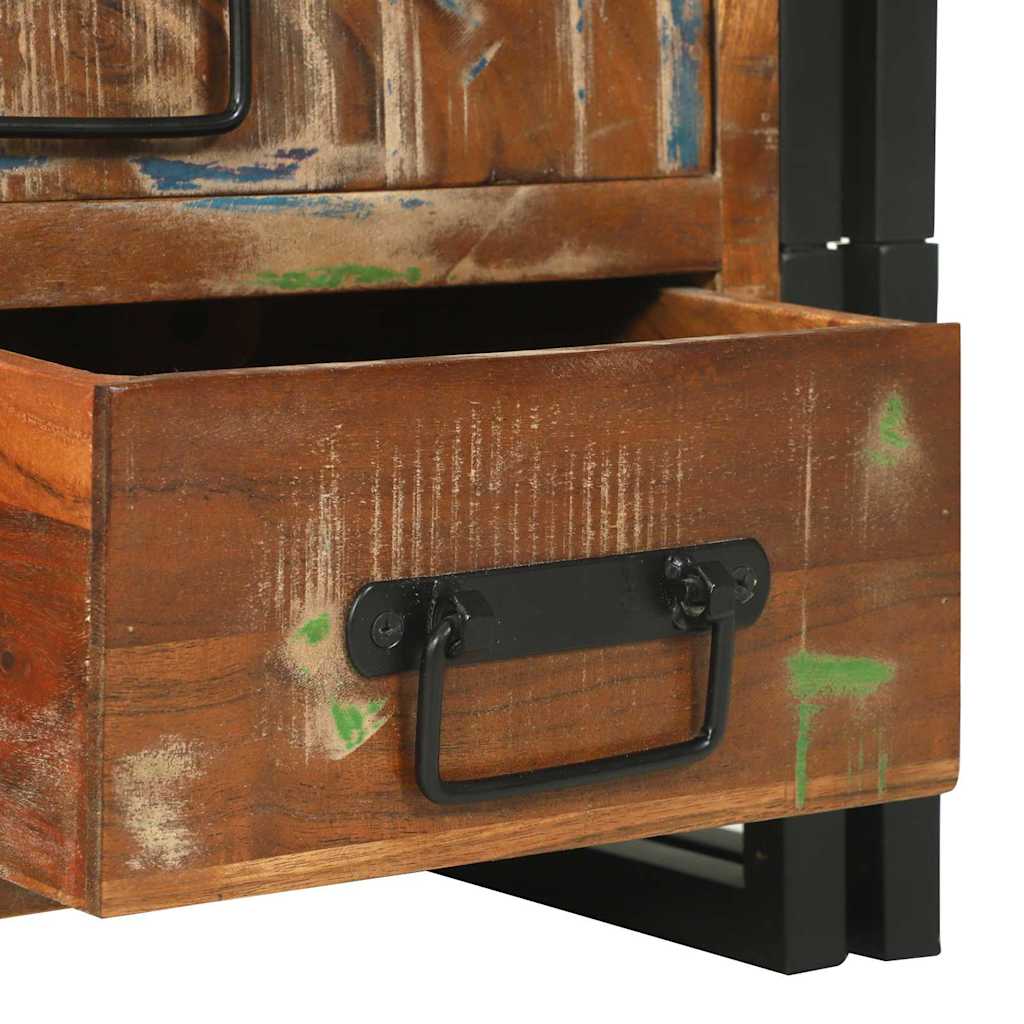 Salontafel Multikleur 90 x 50 x 38 cm Massief Gerecycled Hout is nu te koop bij PeponiXL, paradijselijk wonen!