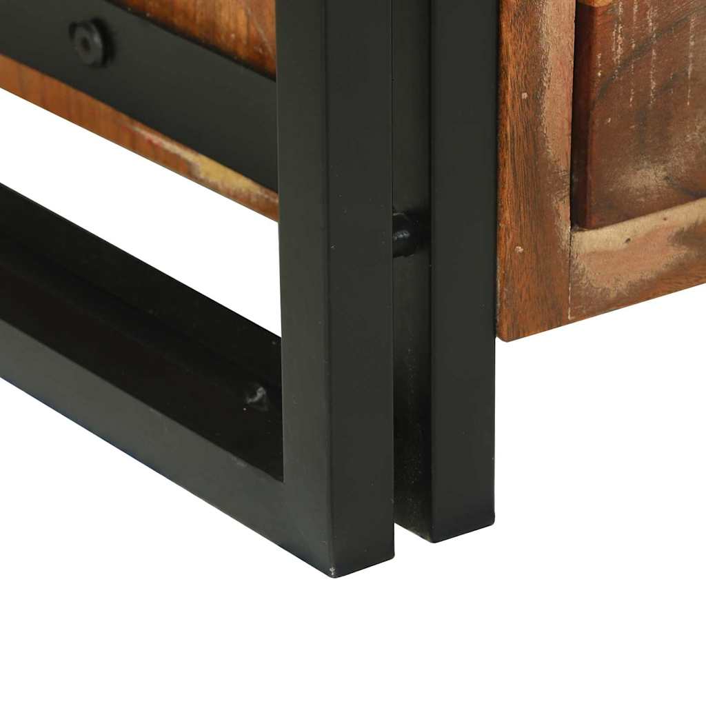 Salontafel Multikleur 90 x 50 x 38 cm Massief Gerecycled Hout is nu te koop bij PeponiXL, paradijselijk wonen!