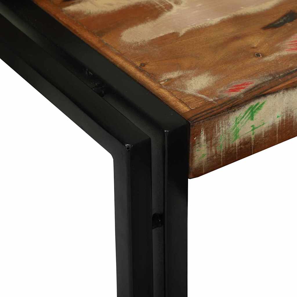 Nesttafel 3 pcs Massief hergebruikt Hout en Metaal is nu te koop bij PeponiXL, paradijselijk wonen!