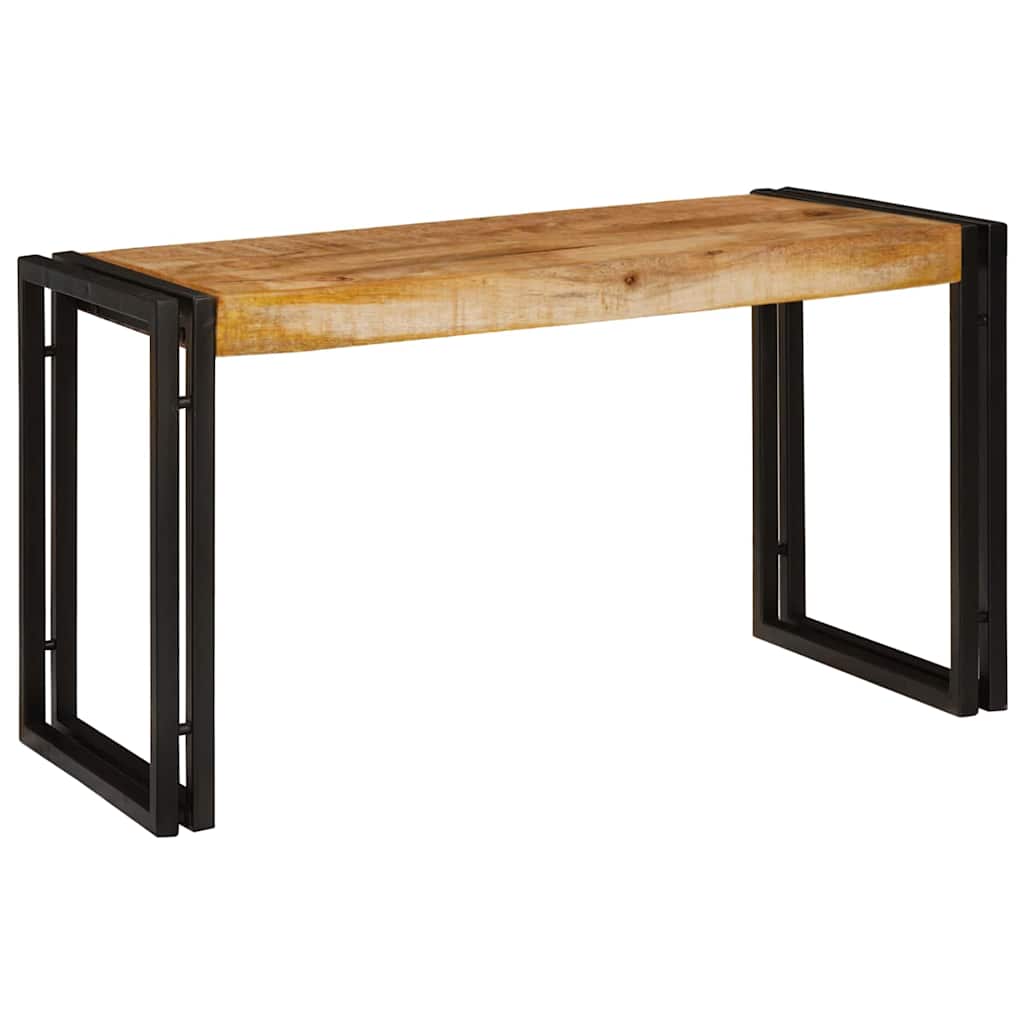 Nesttafel 3 pcs Bruin en zwart Massief Mangohout en Metaal is nu te koop bij PeponiXL, paradijselijk wonen!