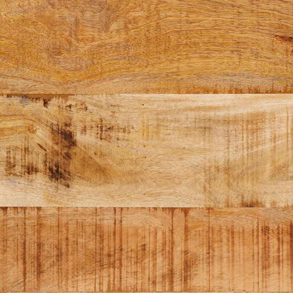 Nesttafel 3 pcs Bruin en zwart Massief Mangohout en Metaal is nu te koop bij PeponiXL, paradijselijk wonen!