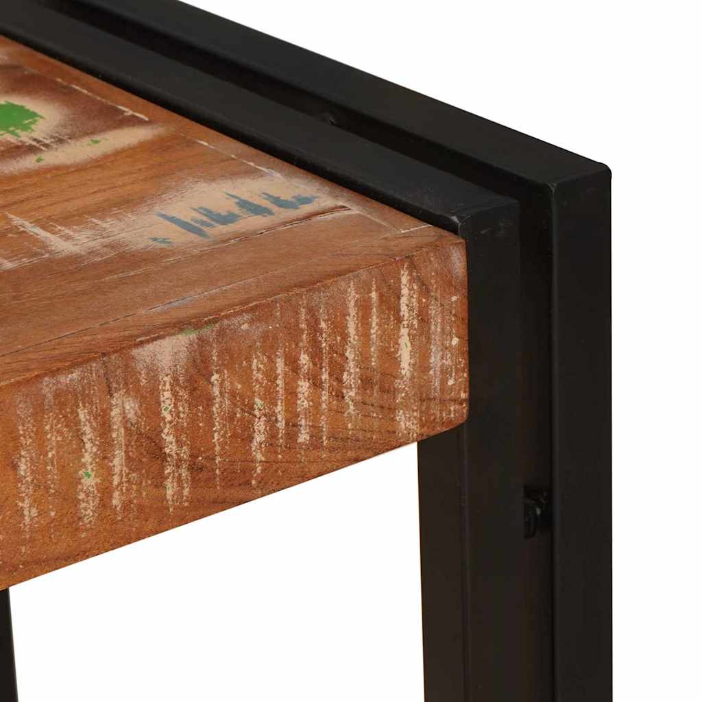 Wandtafel Multikleur 90 x 33 x 75 cm Massief Gerecycled Hout is nu te koop bij PeponiXL, paradijselijk wonen!