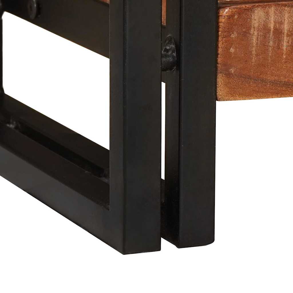 Wandtafel Multikleur 90 x 33 x 75 cm Massief Gerecycled Hout is nu te koop bij PeponiXL, paradijselijk wonen!