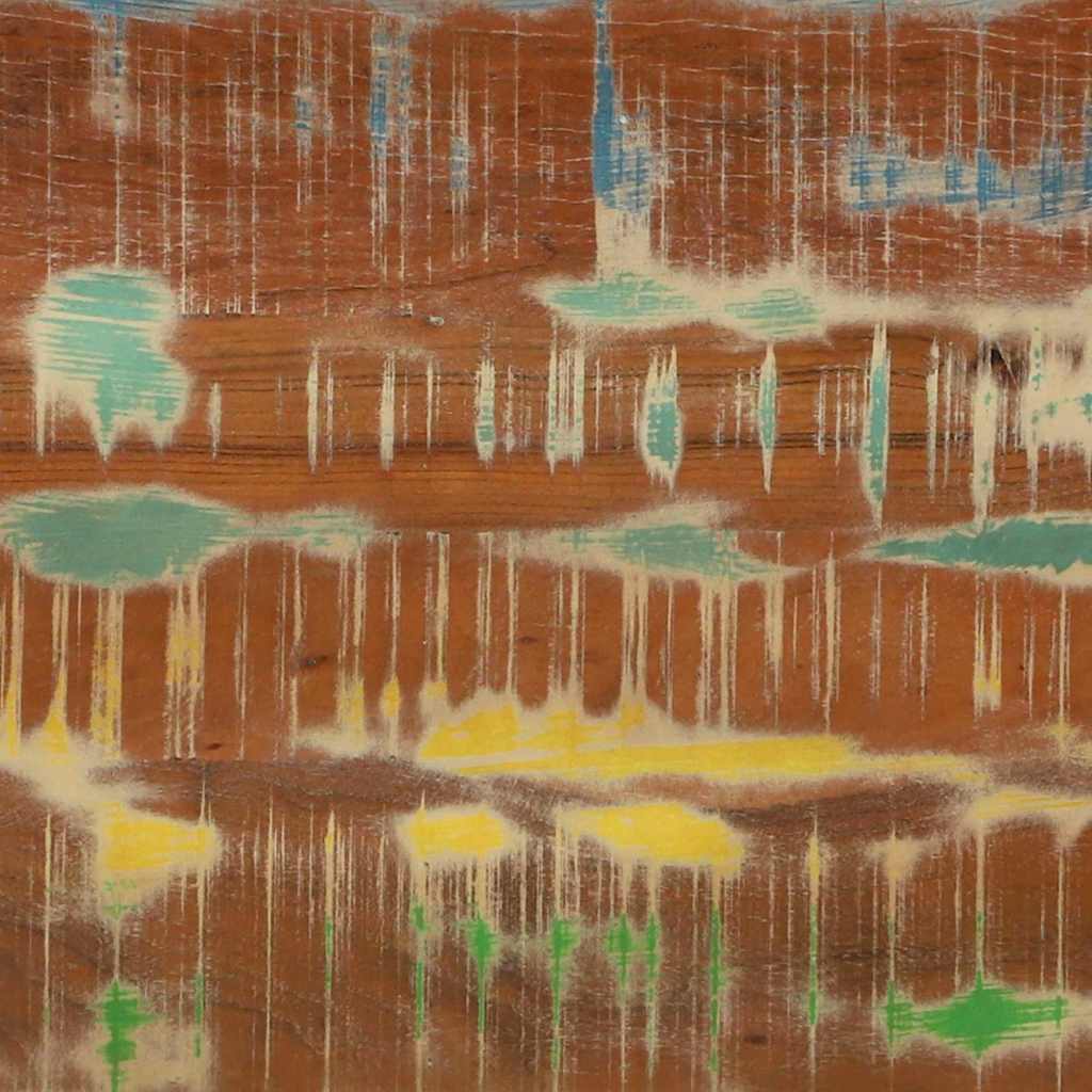 Wandtafel Multikleur 90 x 33 x 75 cm Massief Gerecycled Hout is nu te koop bij PeponiXL, paradijselijk wonen!