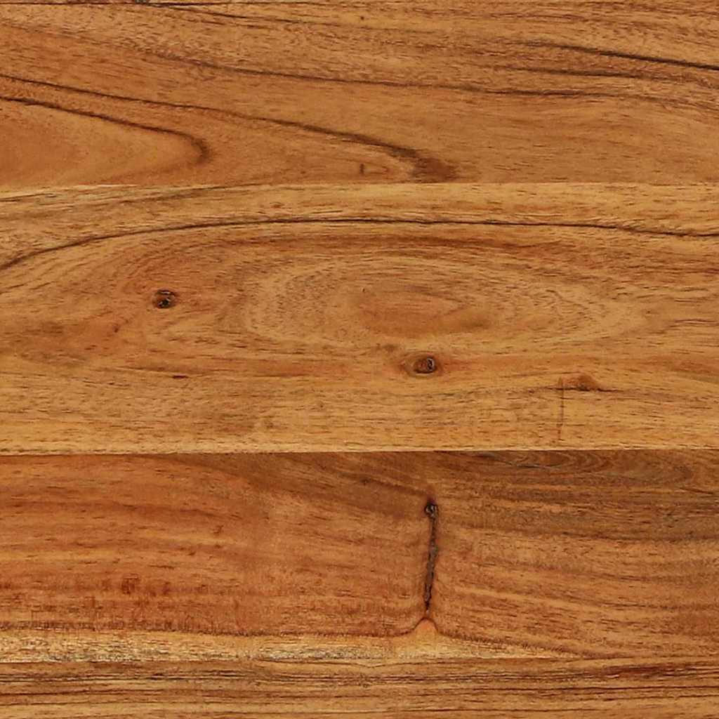 Wandtafel met plank Bruin 160 x 33 x 75 cm Massief Acaciahout is nu te koop bij PeponiXL, paradijselijk wonen!