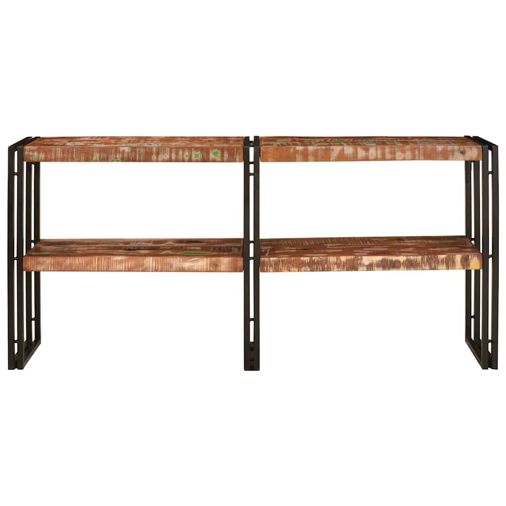 Wandtafel Multikleur 160 x 33 x 75 cm Massief Gerecycled Hout is nu te koop bij PeponiXL, paradijselijk wonen!