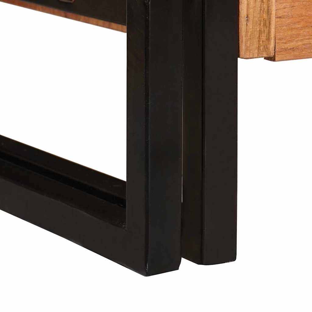 Dressoir met deuren Bruin Massief acaciahout en metaal is nu te koop bij PeponiXL, paradijselijk wonen!