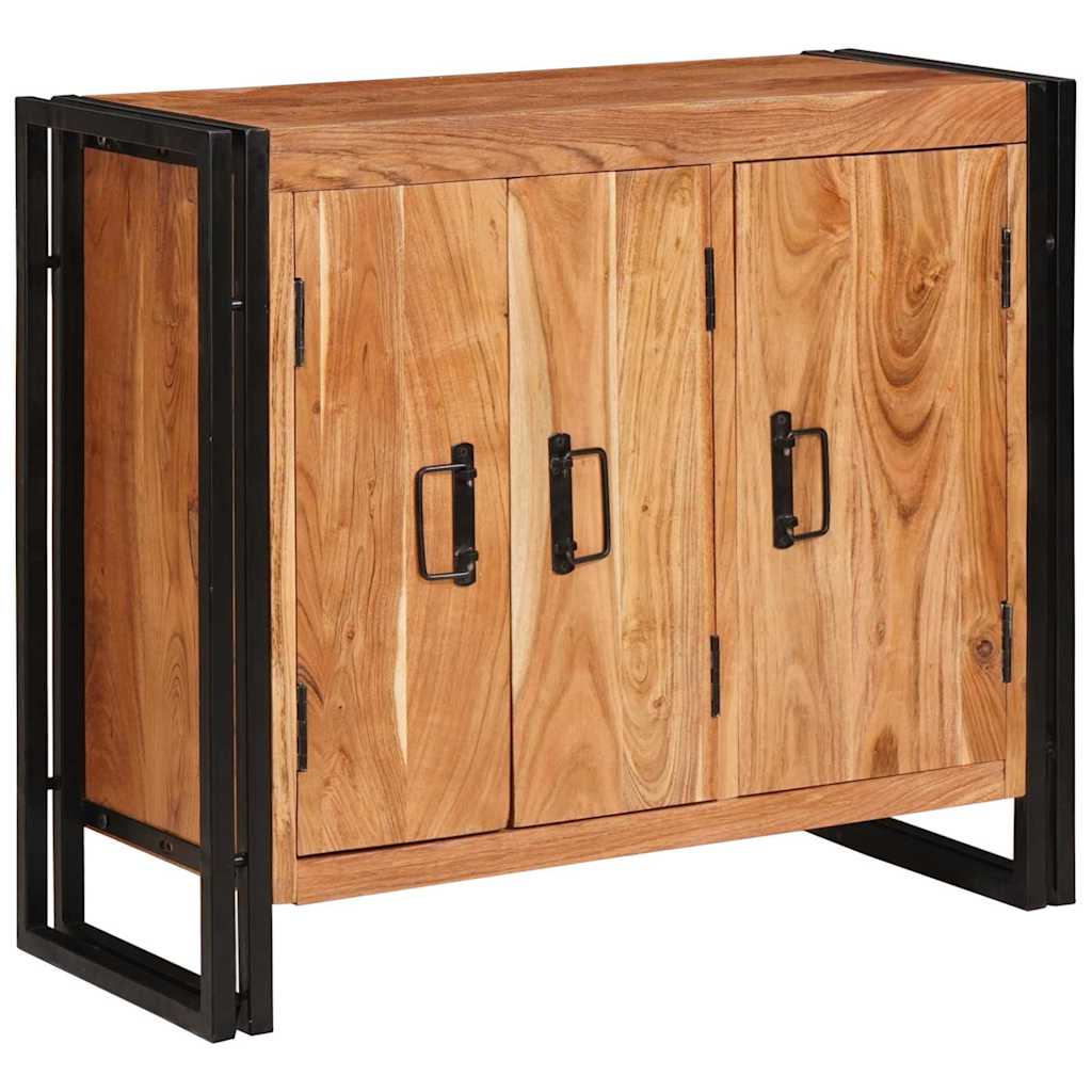 Dressoir met deuren Bruin Massief acaciahout en metaal is nu te koop bij PeponiXL, paradijselijk wonen!