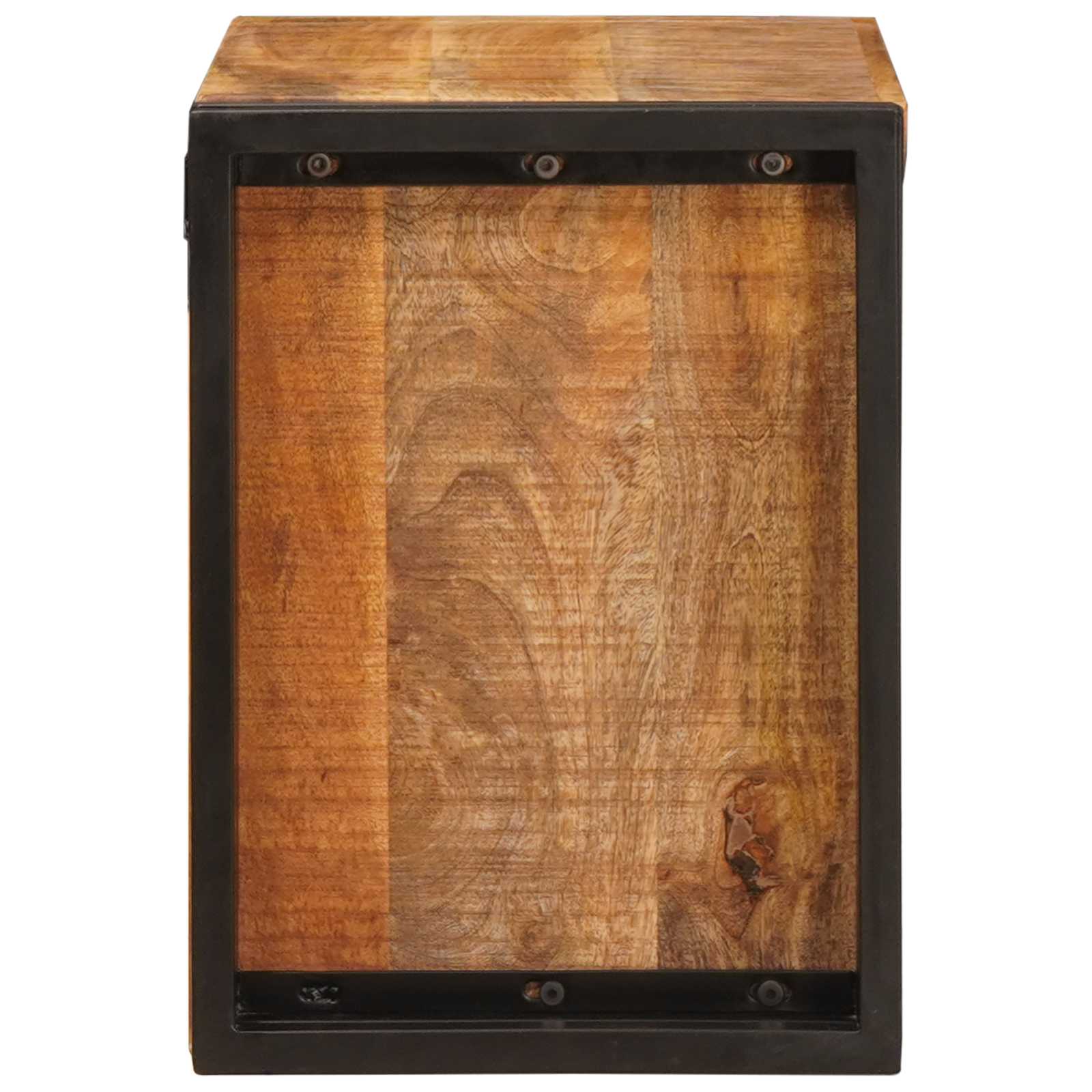 Wijnrek Bruin 100 x 45 x 33 cm Massief Ruw Mango Hout is nu te koop bij PeponiXL, paradijselijk wonen!