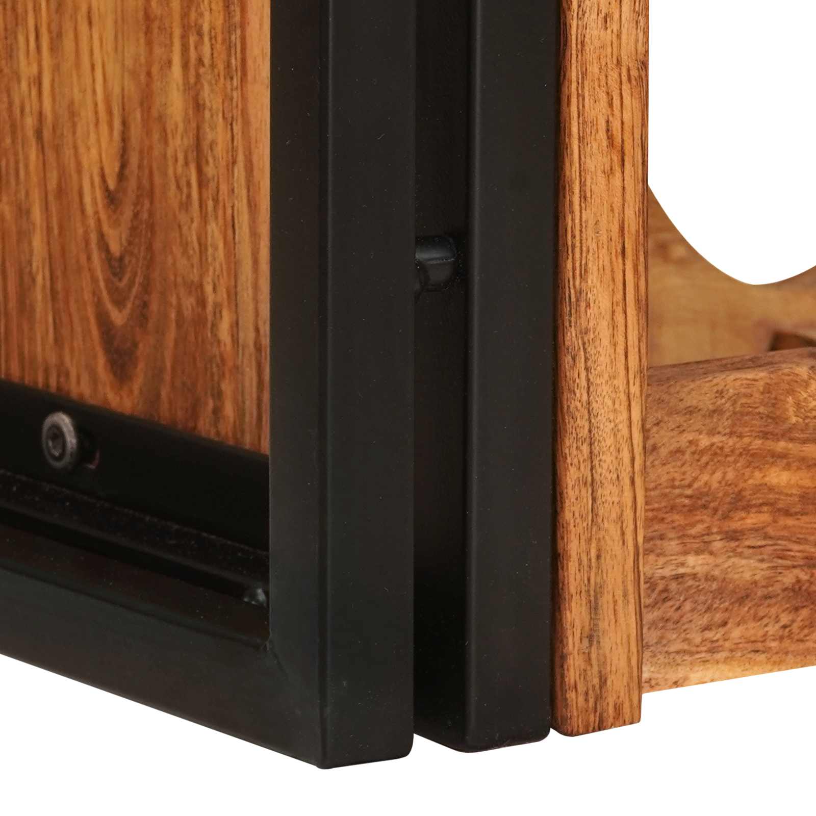 Wijnrek Bruin 100 x 45 x 33 cm Massief Acaciahout is nu te koop bij PeponiXL, paradijselijk wonen!